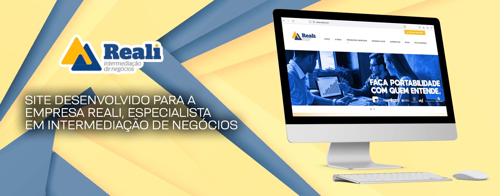 Reali Intermediação de Negócios - Case da Agência Davs de Marketing Digital em Fortaleza